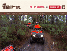 Tablet Screenshot of kookaburraridgequadbiketours.com